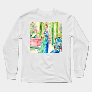 House of a Blue Swan Long Sleeve T-Shirt